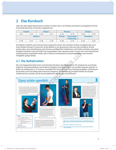 Аspekte junior. Mittelstufe Deutsch. Lehrerhandbuch B2 - книга вчителя - фото 10
