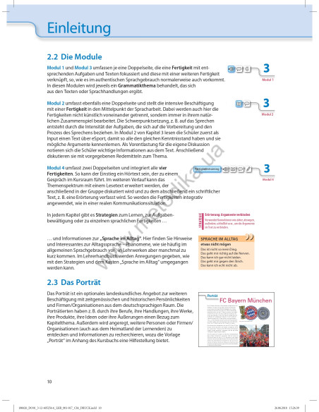 Аspekte junior. Mittelstufe Deutsch. Lehrerhandbuch B2 - книга вчителя - фото 11