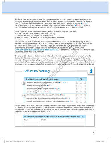 Аspekte junior. Mittelstufe Deutsch. Lehrerhandbuch B2 - книга вчителя - фото 14