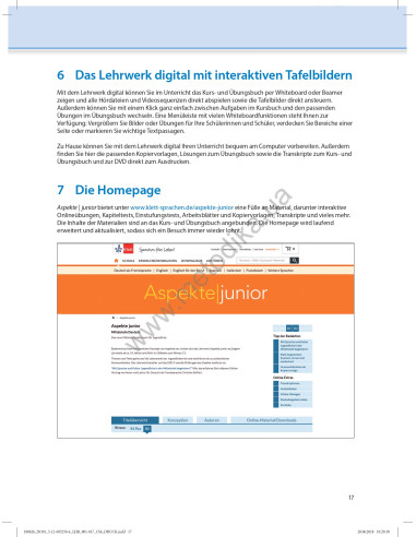 Аspekte junior. Mittelstufe Deutsch. Lehrerhandbuch B2 - книга вчителя - фото 18