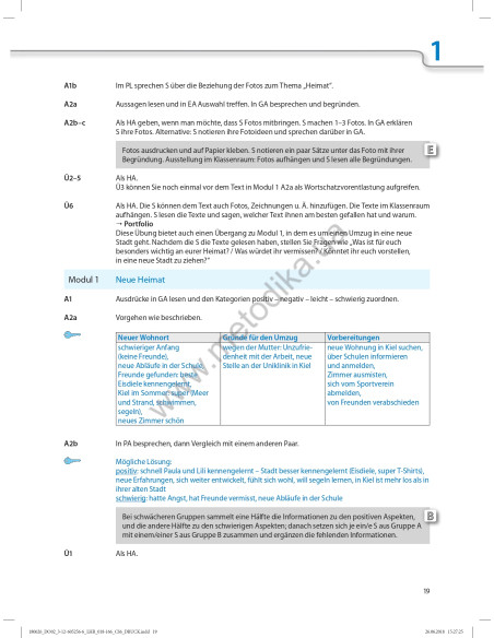 Аspekte junior. Mittelstufe Deutsch. Lehrerhandbuch B2 - книга вчителя - фото 20