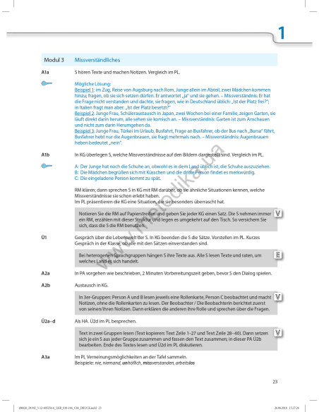 Аspekte junior. Mittelstufe Deutsch. Lehrerhandbuch B2 - книга вчителя - фото 24