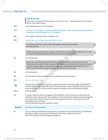 Аspekte junior. Mittelstufe Deutsch. Lehrerhandbuch B2 - книга вчителя - фото 25