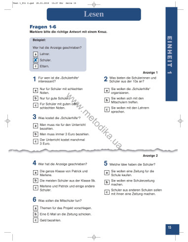 Mit Erfolg zu Fit in Deutsch 2. Übungs- und Testbuch - підручник - фото 16