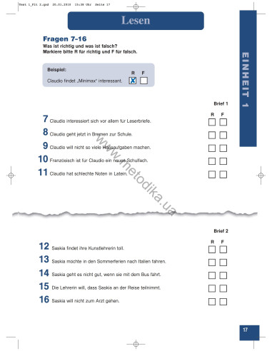 Mit Erfolg zu Fit in Deutsch 2. Übungs- und Testbuch - підручник - фото 18