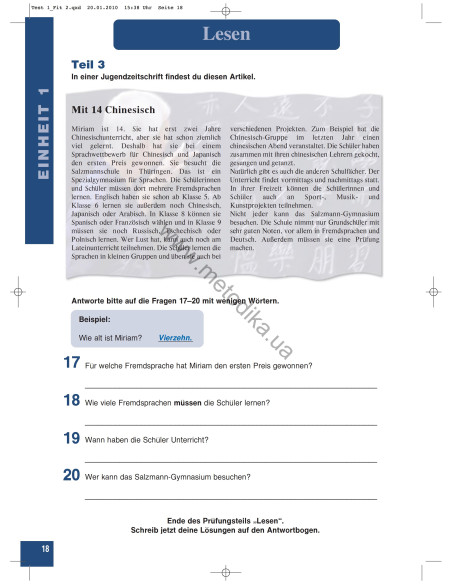 Mit Erfolg zu Fit in Deutsch 2. Übungs- und Testbuch - підручник - фото 19