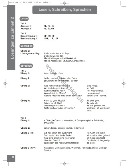 Mit Erfolg zu Fit in Deutsch 1. Lehrerhandbuch - книга вчителя - фото 15