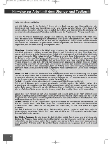 Mit Erfolg zu Fit in Deutsch 2. Lehrerhandbuch - книга вчителя - фото 5 Mit Erfolg zu Fit in Deutsch 2. Lehrerhandbuch - книга вчителя - фото 5