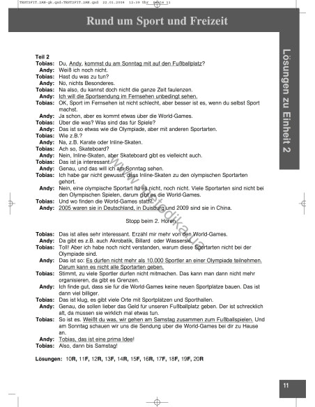 Mit Erfolg zu Fit in Deutsch 2. Lehrerhandbuch - книга вчителя - фото 12 Mit Erfolg zu Fit in Deutsch 2. Lehrerhandbuch - книга вчителя - фото 12