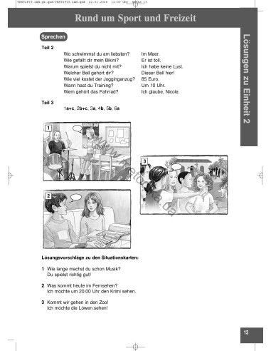 Mit Erfolg zu Fit in Deutsch 2. Lehrerhandbuch - книга вчителя - фото 14 Mit Erfolg zu Fit in Deutsch 2. Lehrerhandbuch - книга вчителя - фото 14