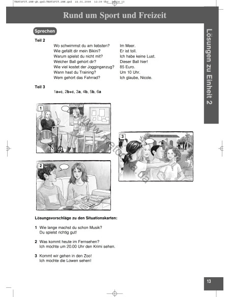 Mit Erfolg zu Fit in Deutsch 2. Lehrerhandbuch - книга вчителя - фото 14 Mit Erfolg zu Fit in Deutsch 2. Lehrerhandbuch - книга вчителя - фото 14