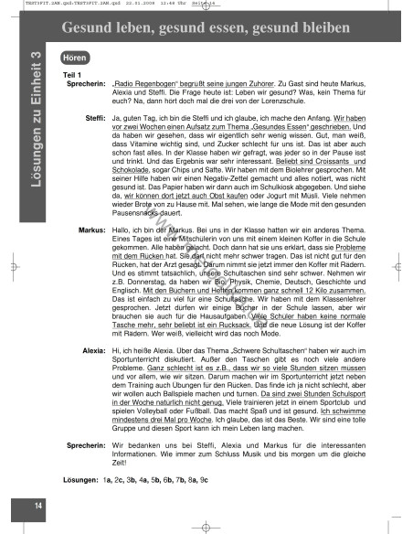 Mit Erfolg zu Fit in Deutsch 2. Lehrerhandbuch - книга вчителя - фото 15 Mit Erfolg zu Fit in Deutsch 2. Lehrerhandbuch - книга вчителя - фото 15