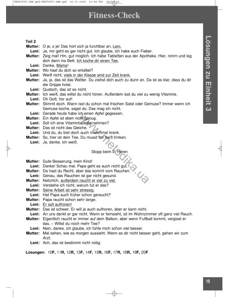 Mit Erfolg zu Fit in Deutsch 2. Lehrerhandbuch - книга вчителя - фото 16 Mit Erfolg zu Fit in Deutsch 2. Lehrerhandbuch - книга вчителя - фото 16