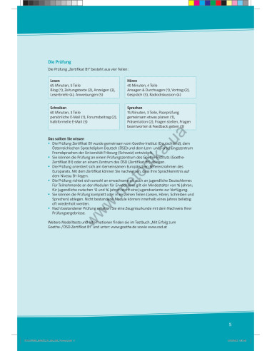 Mit Erfolg zum Goethe-/ÖSD-Zertifikat B1 Übungsbuch - робочий зошит - фото 6