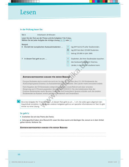 Mit Erfolg zum Goethe-/ÖSD-Zertifikat B1 Übungsbuch - робочий зошит - фото 17