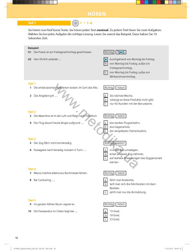So geht's noch besser zum Goethe-/ÖSD-Zertifikat B1. Testbuch - тести - фото 17