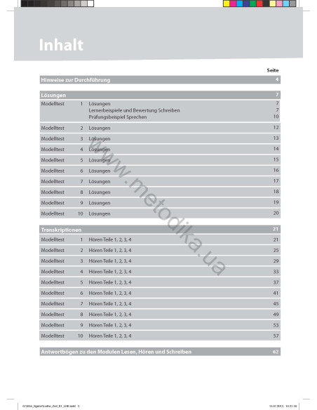 So geht's noch besser zum Goethe-/ÖSD-Zertifikat B1. Lehrerhandbuch zum - книга вчителя Testbuch - фото 4 So geht's noch besser zum Goethe-/ÖSD-Zertifikat B1. Lehrerhandbuch zum - книга вчителя Testbuch - фото 4