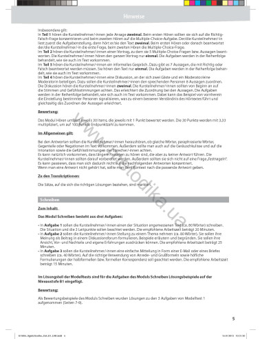 So geht's noch besser zum Goethe-/ÖSD-Zertifikat B1. Lehrerhandbuch zum - книга вчителя Testbuch - фото 6 So geht's noch besser zum Goethe-/ÖSD-Zertifikat B1. Lehrerhandbuch zum - книга вчителя Testbuch - фото 6