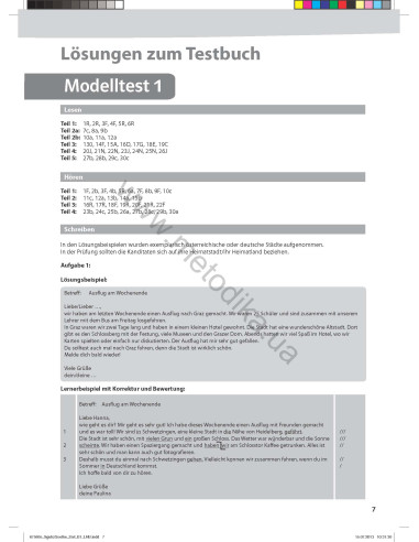 So geht's noch besser zum Goethe-/ÖSD-Zertifikat B1. Lehrerhandbuch zum - книга вчителя Testbuch - фото 8 So geht's noch besser zum Goethe-/ÖSD-Zertifikat B1. Lehrerhandbuch zum - книга вчителя Testbuch - фото 8