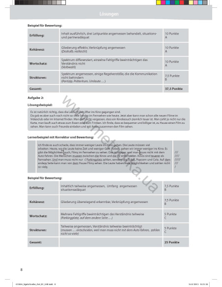 So geht's noch besser zum Goethe-/ÖSD-Zertifikat B1. Lehrerhandbuch zum - книга вчителя Testbuch - фото 9 So geht's noch besser zum Goethe-/ÖSD-Zertifikat B1. Lehrerhandbuch zum - книга вчителя Testbuch - фото 9