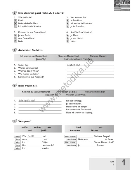 Passwort Deutsch 1. Übungsbuch - робочий зошит - фото 6