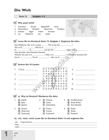 Passwort Deutsch 1. Übungsbuch - робочий зошит - фото 9