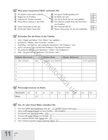 Passwort Deutsch 2. Übungsbuch - робочий зошит - фото 9 Passwort Deutsch 2. Übungsbuch - робочий зошит - фото 9