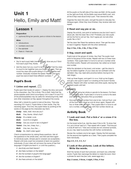 Delta Young Learners English. Super Starters Teacher's Book - навчальний посібник - фото 8