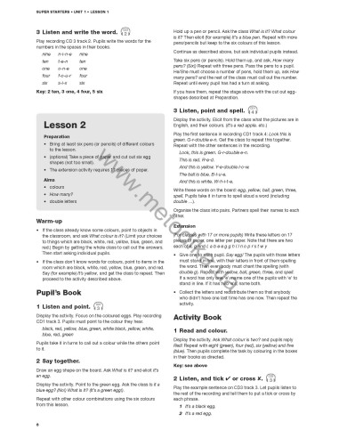 Delta Young Learners English. Super Starters Teacher's Book - навчальний посібник - фото 9