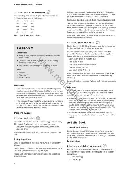 Delta Young Learners English. Super Starters Teacher's Book - навчальний посібник - фото 9