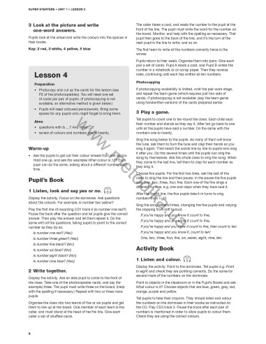 Delta Young Learners English. Super Starters Teacher's Book - навчальний посібник - фото 11