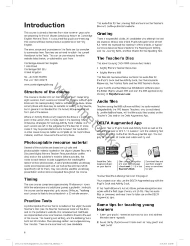 Delta Young Learners English. Mighty Movers Teacher's Book - навчальний посібник - фото 5