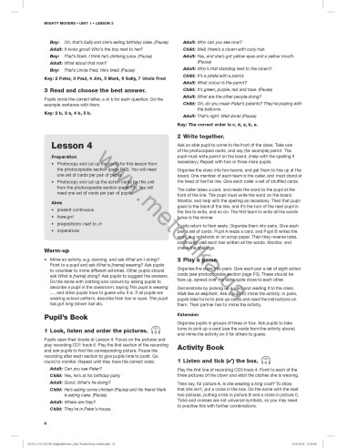 Delta Young Learners English. Mighty Movers Teacher's Book - навчальний посібник - фото 11