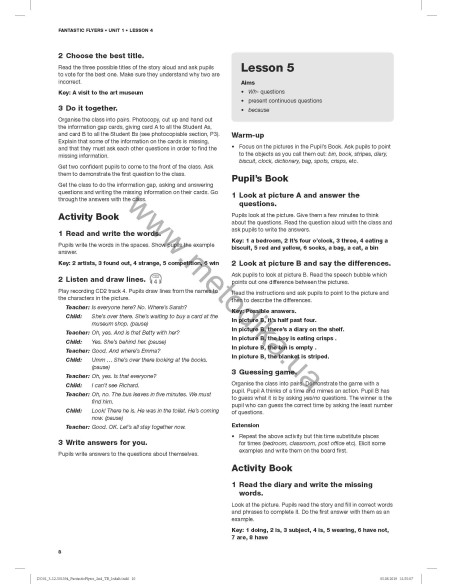 Delta Young Learners English. Fantastic Flyers Teacher's Book - навчальний посібник - фото 11