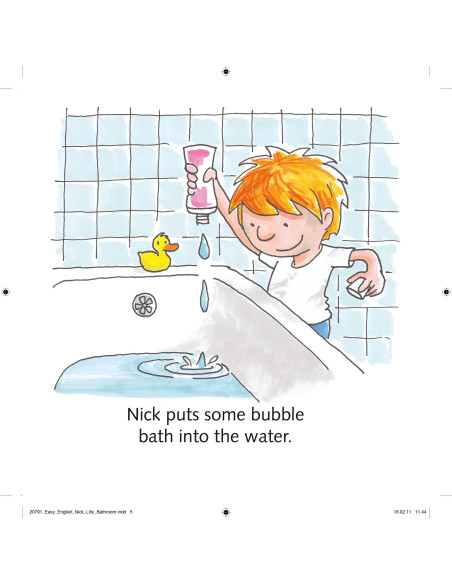 Nick and Lilly - In the bathroom (укр.) - дитяча книга - фото 4 Nick and Lilly - In the bathroom (укр.) - дитяча книга - фото 4
