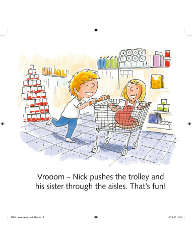 Nick and Lilly: At the supermarket (рос.) - дитяча книга - фото 4