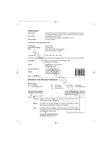 Passwort Deutsch 3. Lehrerhandbuch - книга вчителя - фото 3