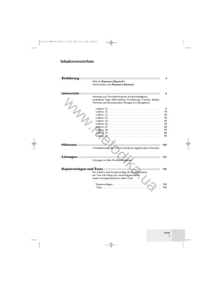 Passwort Deutsch 3. Lehrerhandbuch - книга вчителя - фото 4