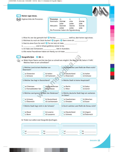 Team Deutsch 3 Arbeitsbuch - робочий зошит - фото 14