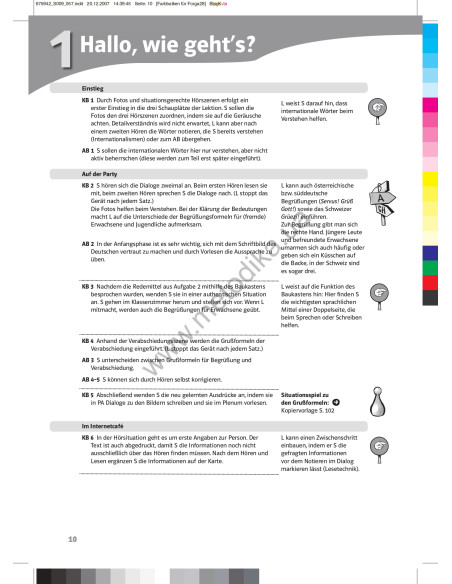 Team Deutsch 1 Lehrerhandbuch - книга вчителя - фото 11