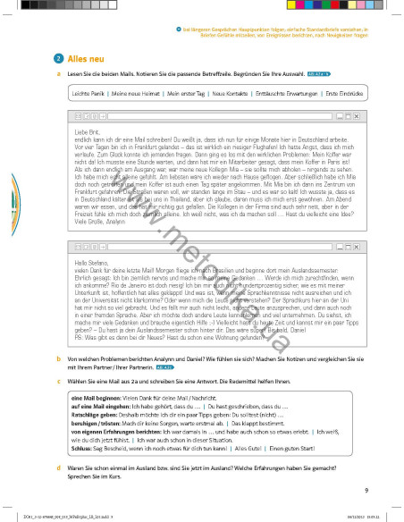 Mittelpunkt neu B1+ Lehr- und Arbeitsbuch - підручник+робочий зошит - фото 10