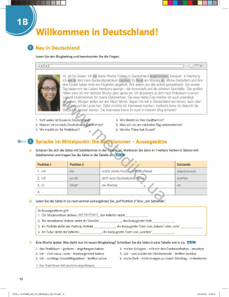 Mittelpunkt neu B1+ Lehr- und Arbeitsbuch - підручник+робочий зошит - фото 11