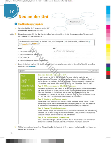 Mittelpunkt neu B1+ Lehr- und Arbeitsbuch - підручник+робочий зошит - фото 13