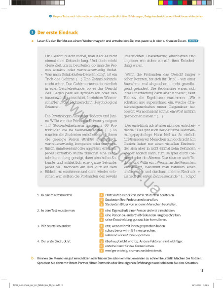 Mittelpunkt neu B1+ Lehr- und Arbeitsbuch - підручник+робочий зошит - фото 16