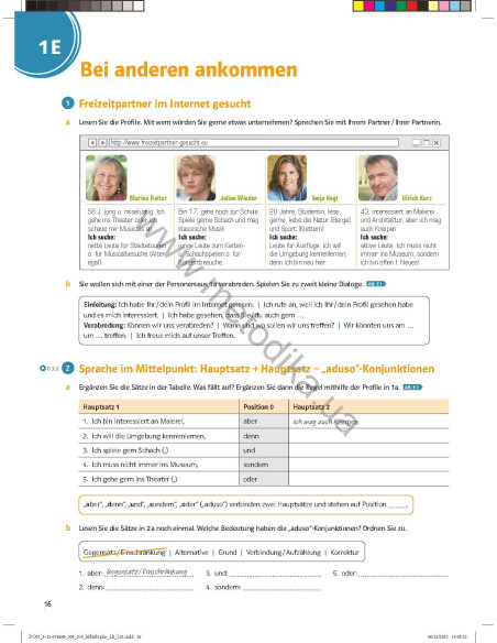 Mittelpunkt neu B1+ Lehr- und Arbeitsbuch - підручник+робочий зошит - фото 17