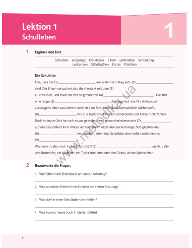 Parallelen 8. Робочий зошит для 8-го класу ЗНЗ (4-й рік навчання, 2-га іноземна мова) - фото 5