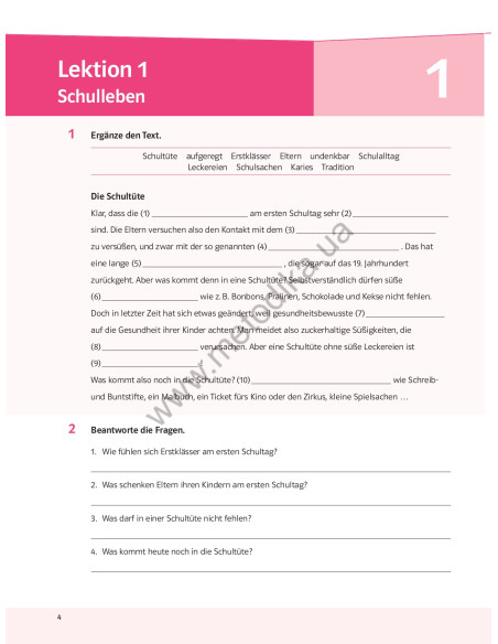 Parallelen 8. Робочий зошит для 8-го класу ЗНЗ (4-й рік навчання, 2-га іноземна мова) - фото 5