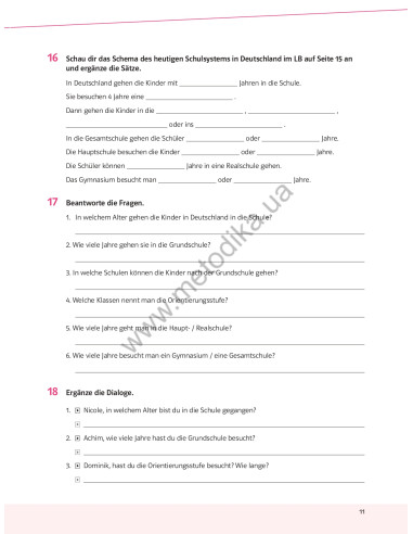 Parallelen 8. Робочий зошит для 8-го класу ЗНЗ (4-й рік навчання, 2-га іноземна мова) - фото 12