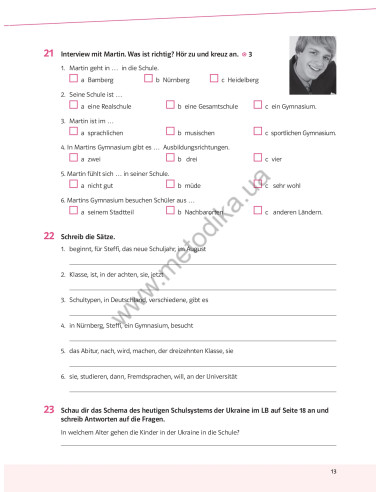 Parallelen 8. Робочий зошит для 8-го класу ЗНЗ (4-й рік навчання, 2-га іноземна мова) - фото 14