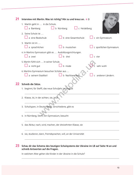 Parallelen 8. Робочий зошит для 8-го класу ЗНЗ (4-й рік навчання, 2-га іноземна мова) - фото 14